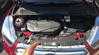 FORD ESCAPE - WINDSHIELD WASHER FLUID LOCATION