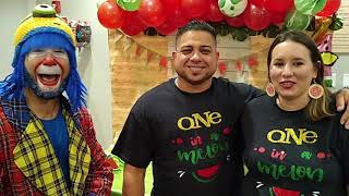 Muñequita Pompita y Payaso Pikorete en Kissimmee Fl Celebrando Cumpleaños de Lía Sofía Testimonio Re