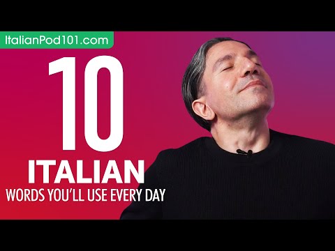 10 Italian Words You'll Use Every Day - Basic Vocabulary #41