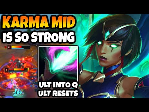 I had NO IDEA that KARMA MID is THIS FUN. My Ult resets literally after each Q