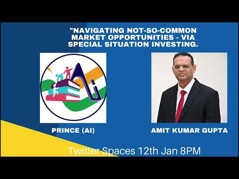 Special Situation Investing Ft. Amit Kumar Gupta - YouTube