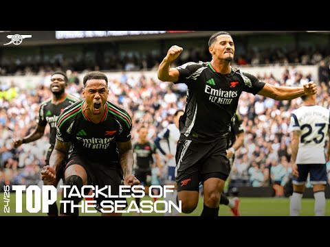 GIVING EVERYTHING ✊ | TOP TACKLES OF THE 2024/25 SEASON | Saliba, Rice, Gabriel, Timber & more!