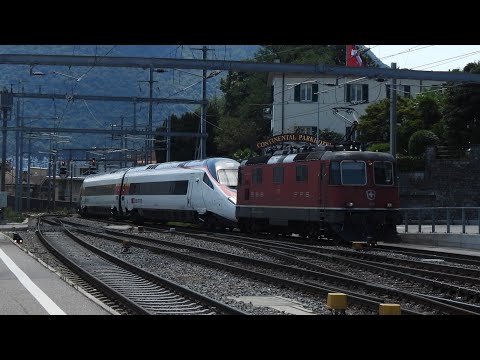 SOCCORSO AD UN ETR610, TRENO DEI POMPIERI SBB E TANTO ALTRO A LUGANO!!