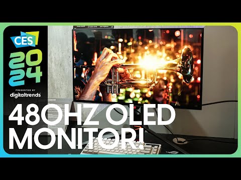 The First True 480Hz OLED Gaming Monitor | Asus ROG at CES 2024