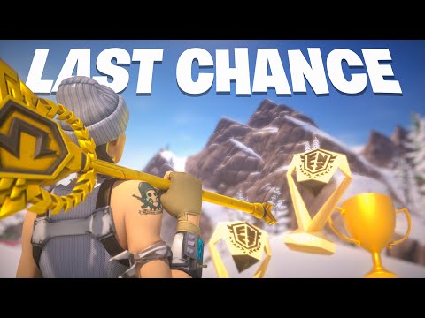 Ma Dernière CHANCE de DEVENIR PRO sur Fortnite…