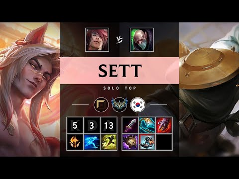 Sett Top vs Singed - KR Challenger Patch 25.S1.2