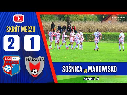 SKRÓT | Strażak Sośnica vs Makovia Makowisko