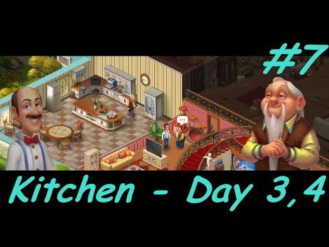 HOMESCAPES - Story Walkthrough -Gameplay Part #7- Kitchen - Day 3,4 (iOS, Android)
