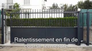 preview picture of video 'portail coulissant aluminium SIB avec automatisme NICE 65 BAGNERES TARBES LOURDES'