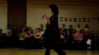 Swing By My Way demo by Marilyn at Tampa Classic Line Dance Workshop