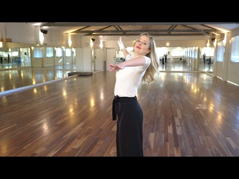 Tango Routine - Side Cross, Fallaway Slip Pivot, Viennese Cross, Back Check & Closed Promenade