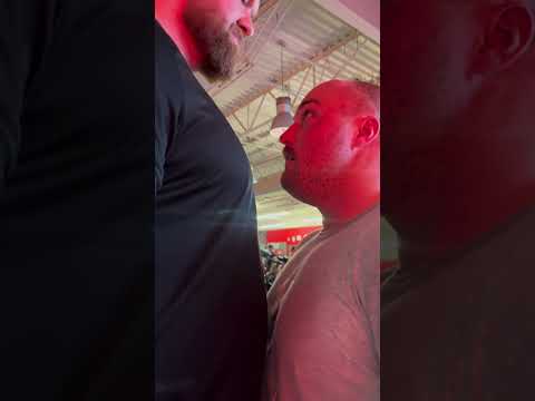 Is Hafthor Bjornnson really that big compared to World's strongest man Mitchell Hooper 🤣🤣🤣🤣
