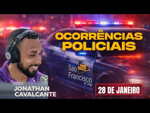 OCORRÊNCIAS POLICIAIS EM ANÁPOLIS | 28/01/2026 | com Jonathan Cavalcante