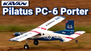 KAVAN Pilatus PC-6 Porter 1500mm ARF - modrá,