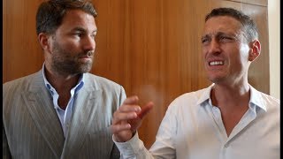 'I THOUGHT YOU WAS A HELMET (COMPLETE NOB)' - EDDIE HEARN HAS IT OUT WITH DAVE HIGGINS (MUST WATCH)