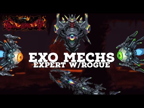 FINALLY Beating The Exo Mechs! {Rogue} (Expert Mode) - Terraria Calamity Mod