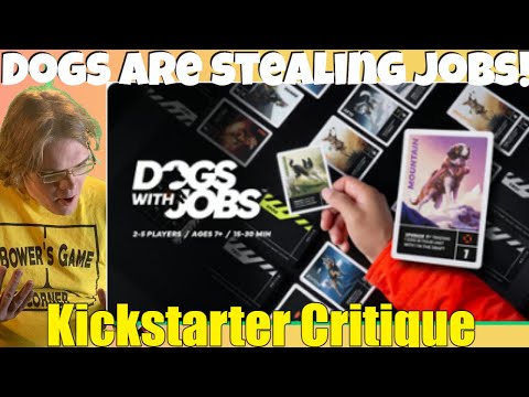 Dogs With Jobs | A Competitive Game of Working Canines - Fivverr BABY! -Kickstarter Critique Review