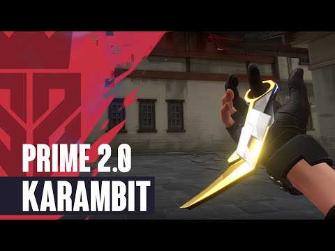PRIME KARAMBIT SKIN SHOWCASE (PRIM 2.0 MELEE) - VALORANT PRIME 2.0 COLLECTION