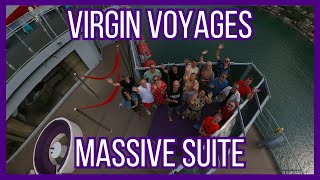 Explore the MOST LUXURIOUS Suite on Virgin Voyages Resilient Lady!