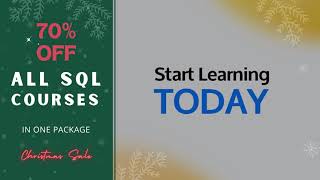 Winter Holiday SQL Courses Sale at LearnSQL.com!