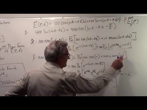 I Phasors and Phasor Form for Vectors: Sinusoidal Conditions