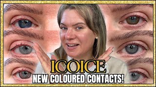 ICOICE Coloured Contacts - Shades You Must Try! | Real Eye Test & Review November 2025 | Clare Walch