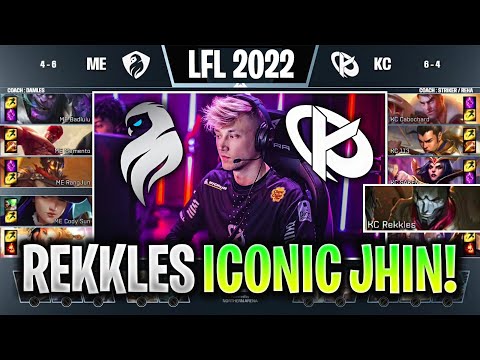 REKKLES ICONIC JHIN!  ME vs KC LFL 2022   MIRAGE vs KARMINE CORP LFL 2022