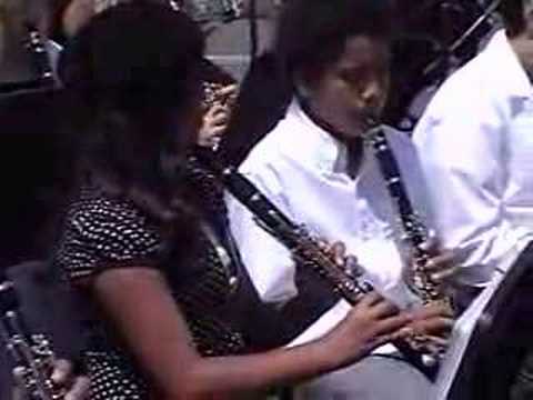 Valerie playing clarinet