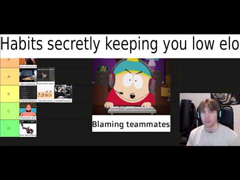 bad habits secretly keeping you low elo (LEAGUE OF LEGENDS TIER LIST)