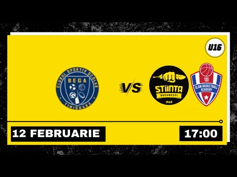 LIVE 🏀 CN U16M CSS Bega Timișoara - CSU Știința Slam București