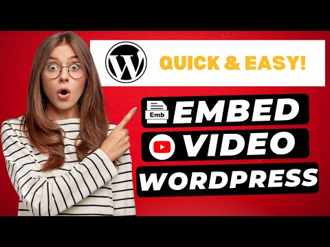 How To Embed Youtube Video In WordPress 🔥 | FAST & Easy!