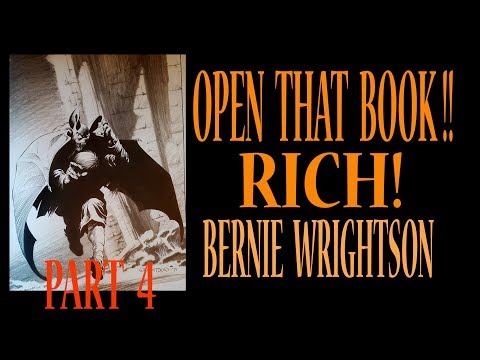 BERNIE WRIGHTSON Artifact Edition Open THAT book RICH!!! part 4 - COVERS and PIN UPS