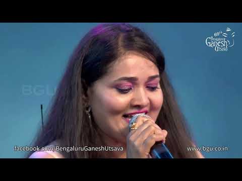 "O MEGHAVE "From Shrungara Kavya @"Musical Night by K S Chithra"At 60th Bengaluru Ganesh Utsava-2022