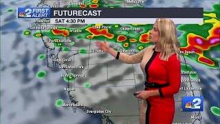 First Alert Forecast: Warm with isolated thunderstorms