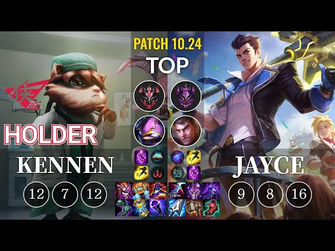RW Holder Kennen vs Jayce Top - KR Patch 10.24