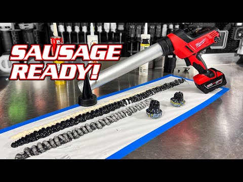 How to Use a Sausage Pack with Milwaukee Cordless M18 Caulk Gun [2641-20]