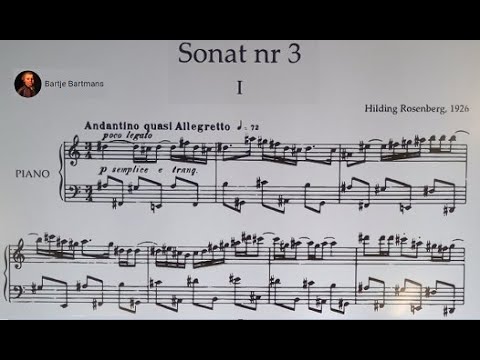 Hilding Rosenberg - Piano Sonata No. 3, Op. 20 (1926)