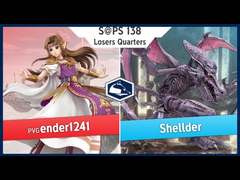 S@PS 138 Ultimate Singles - ender1241(Zelda) vs Shellder(Ridley) Losers Quarters
