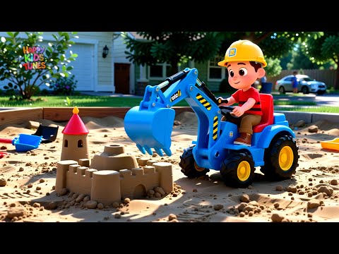 The Construction Vehicles Song | Let's Build Together! | Nursery Rhymes & Kids Songs