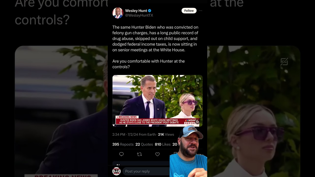 BREAKING: Hunter Biden Is Now Advising Biden Post Debate… Holy Moly… #shortsfeed #shortsvideo #biden