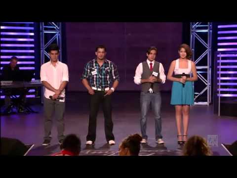American Idol 10 - Jovany Barreto, Kevin Campos, Jorge Gabriel & Karen Rodriguez  - Hollywood Group