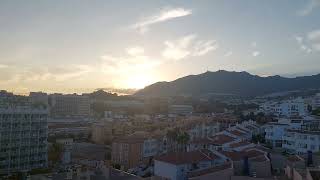 Views over Benalmadena from Las Arenas hotel roofbar.