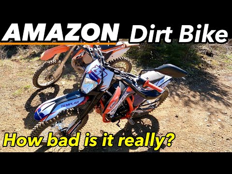 Amazon 250cc Dirt bike trail ride review X pro Templar 250