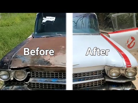 Painting My ECTO-1 Just Like In The NEW GHOSTBUSTERS Movie!     (ECTO-1 BUILD: EP 29)