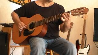 Cours guitare ( tuto )  Ma liberté  Moustaky ( partition en tab )
