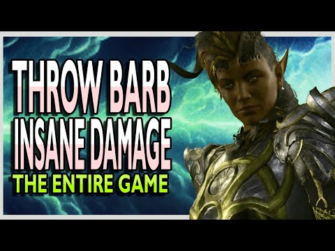 Baldur's Gate 3 Throw Barb is one of the HIGHEST DAMAGE builds in the game!