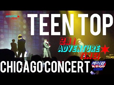 TEEN TOP 콘서트. (KPOP Concert) in Chicago IL U.S.A.