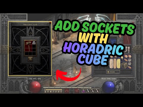 How to ADD Sockets to Your Items Using Horadric Cube in D2R (Weapon, Armor, Helm & Shield)