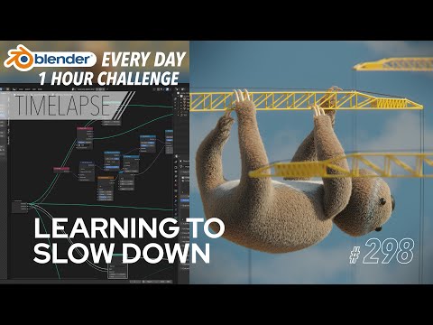 Making a Fuzzy Character with Geometry Nodes in Blender - Blender Every Day #298