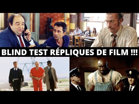 BLIND TEST RÉPLIQUES DE FILM DE 30 EXTRAITS / FILM CULTE / COMÉDIE FRANÇAISE / FILM D'ACTION... #1